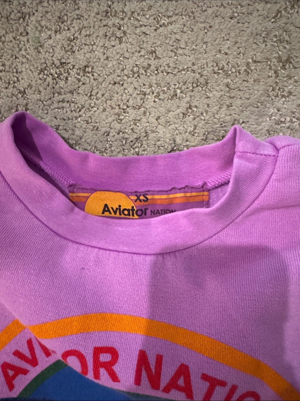 Aviator Nation Lavender Crewneck & sweats - Picture 4 of 4
